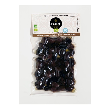 Olives noires séchées à l huile d olive S200g